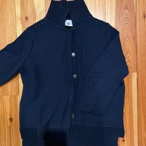 NWOT Cabi navy snap front PURSUIT cardigan
